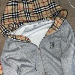 Burberry Grey/Plaid Men’s Jacket