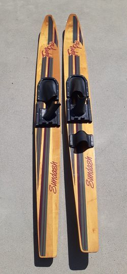 Vintage Wood Water Skis 