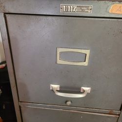 Vintage 4-drawer Vertical Hanging File Cabinet 