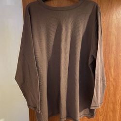 Denim & Co  Long Sleeve Thermal T-shirt 3XL