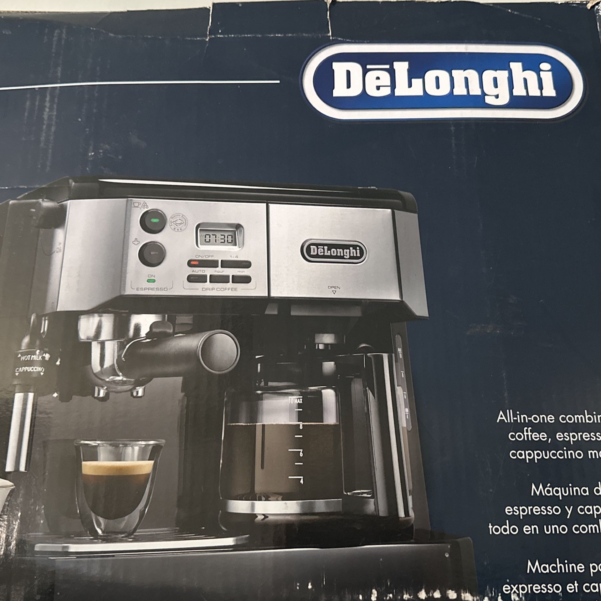 Delonghi Coffee espresso Cappuccino Machine Used