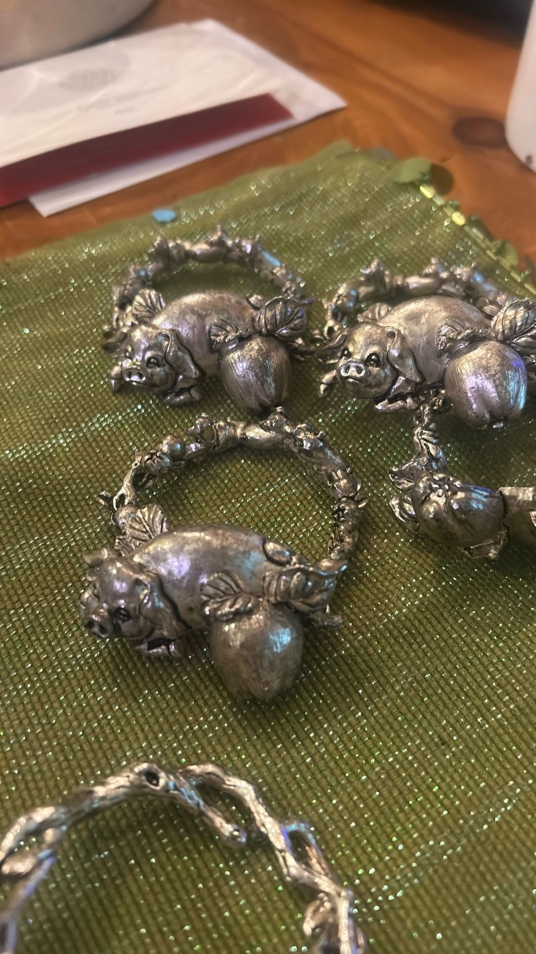 Arthur Court Vintage Napkin Ring Holders