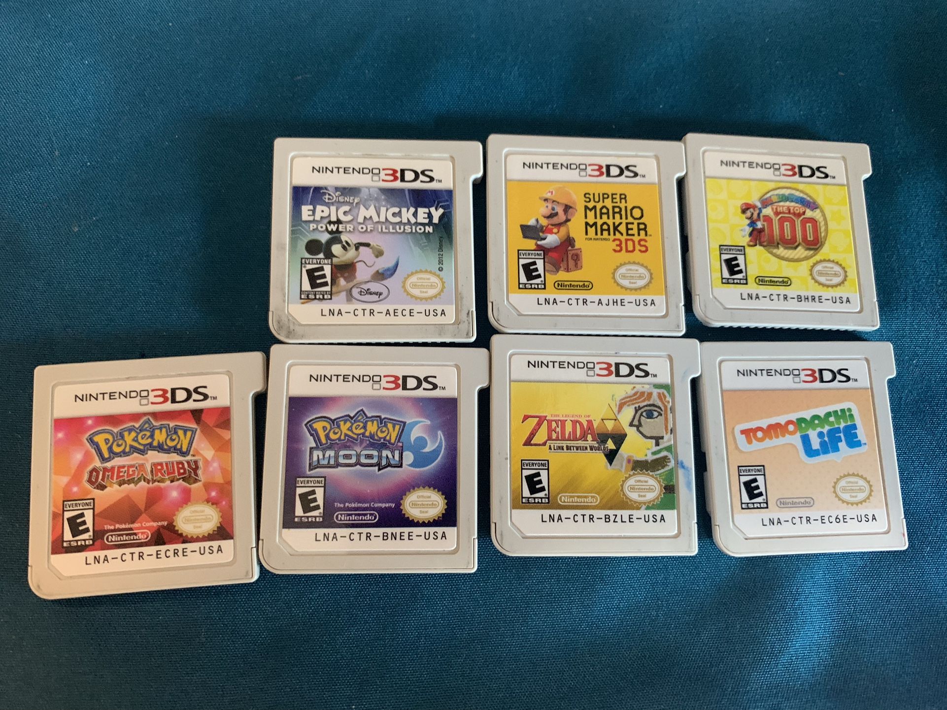 Lot Of 7 Nintendo Ds Games