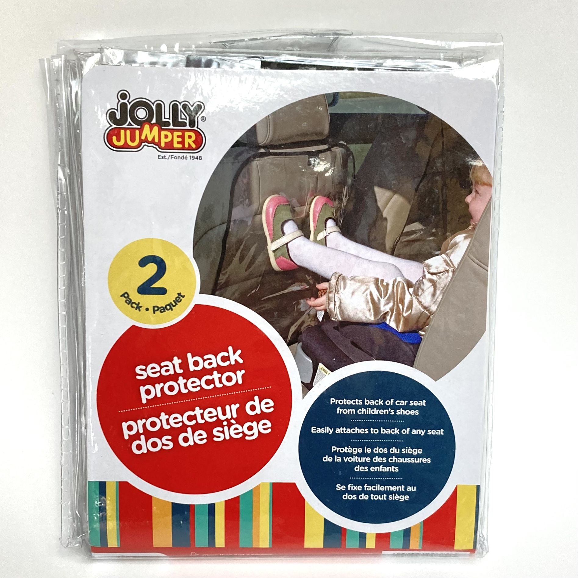 New Jolly Jumper Seat Back Protectors - (2) Pieces.