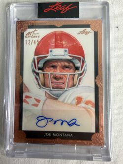 Joe Montana autograph /45