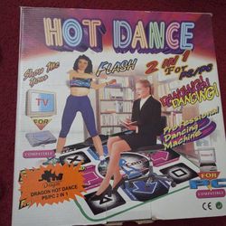 PS1 Playstation One 
DDR Dance Dance Revolution Mat