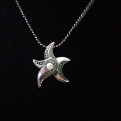 Lenox 925 Starfish Necklace 