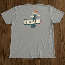 *BRAND NEW* EXCLUSIVE LIMITED EDITION Endorphins Running x New Balance 2025 Special Chicago Design s/s T-Shirt For Sale!