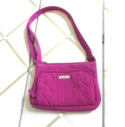 Vera Bradley Fuschia Crossbody Handbag