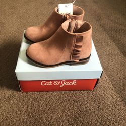 New Toddler Girls Pink  Boots Size 7