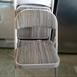 5 Padded Folding Chairs All In Good,  $100. For All 