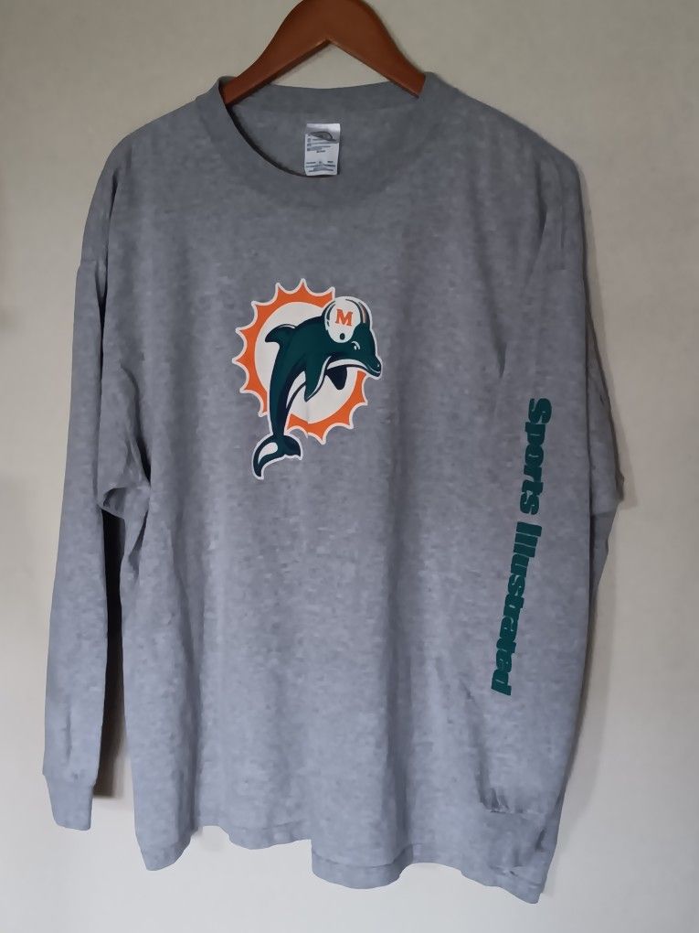 Vintage Miami Dolphins Tshirt Size Xl 
