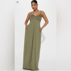 Olive Maxi Dress