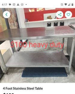 Stainless Steel 5 foot Table