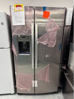 25 cu.ft side by side refrigerator with water and ice