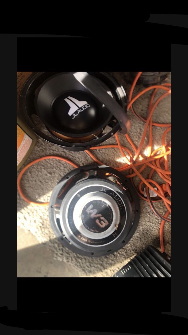 JL AUDIO 10” W3 Dual Subwoofers