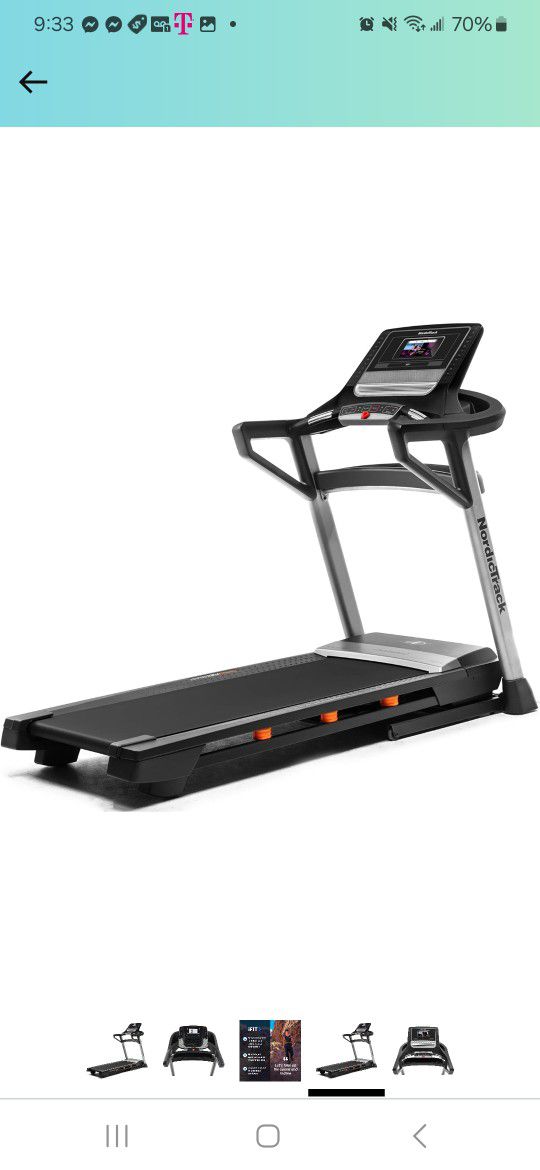 NordicTrack T7.5  S Expertly Engineered Foldable Treadmill, Perfect as Treadmills for Home Use New