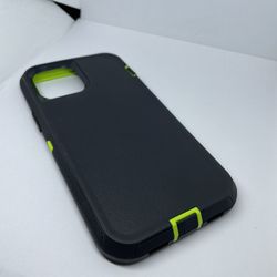 For IPhone 12 Pro Max Green Black Hard Case Cover Protector 