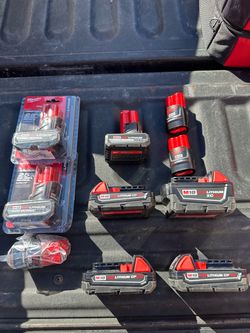 Milwaukee M12 & M18 REDLITHIUM Batteries