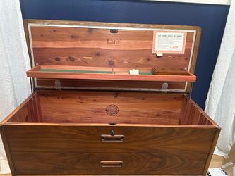 1965 Lane Mid-Century Modern Walnut Cedar Chest — Style 2301-50
