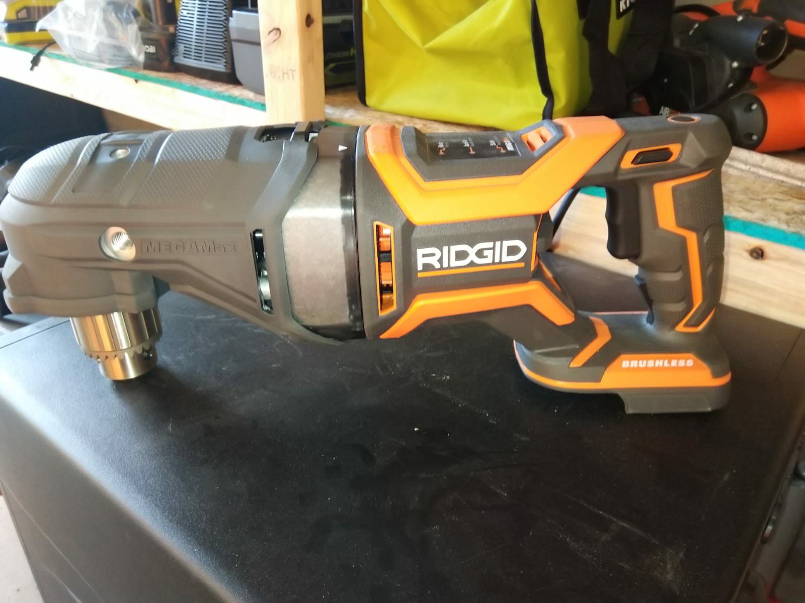 ANGLE DRILL BATTERY NOT INCLUDED RIDGID