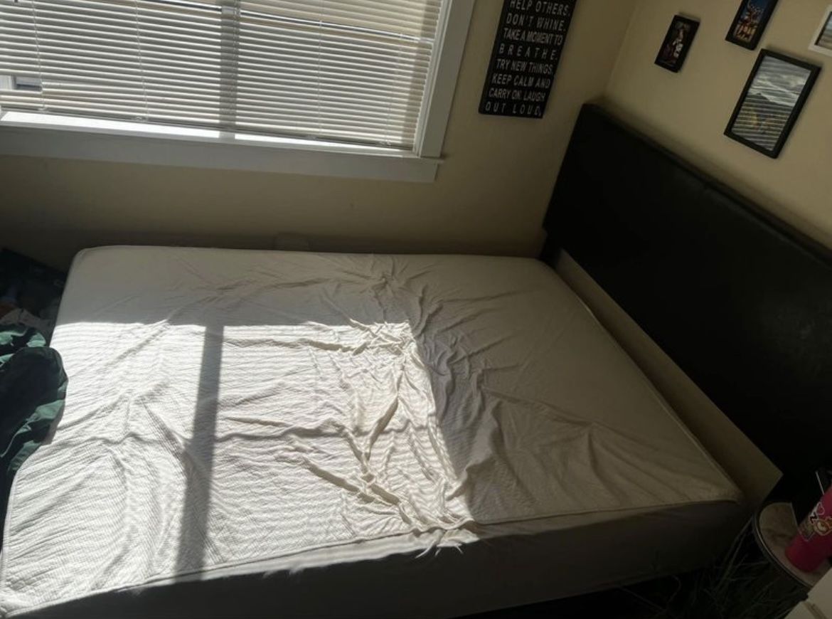 Barely Used Mattress And Headboard