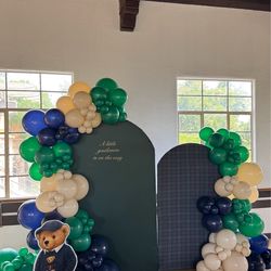 Ralph Lauren Baby Shower Backdrop