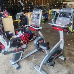 Star Trac Bike Upright And Recumbent 