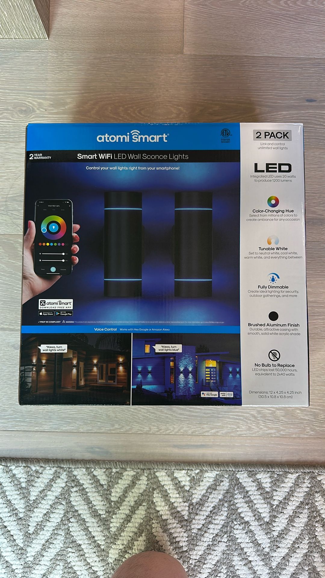 Atomi Smart LED Wall Sconce Lights