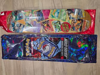 Santa Cruz X Pokemon Gold Skateboard