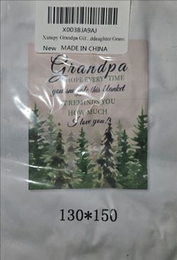 Grandpa Gift Set: Keychain, Hat, and Blanket