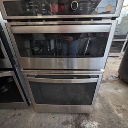 27" GE MICROWAVE OVEN COMBO STAINLESS STEEL 