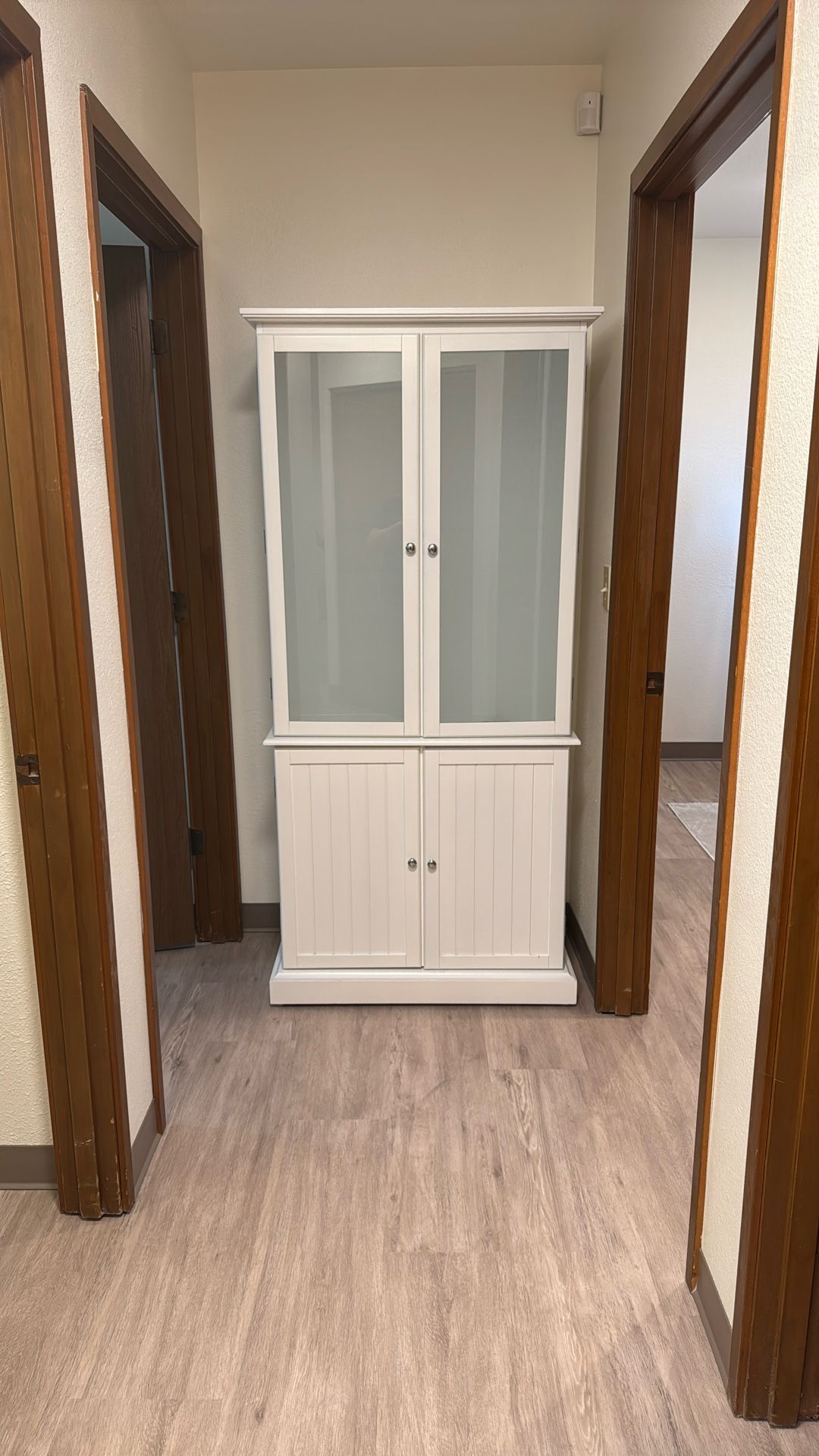 Storage And Display Cabinet: 72.5”H x 33.5”W x 19”D