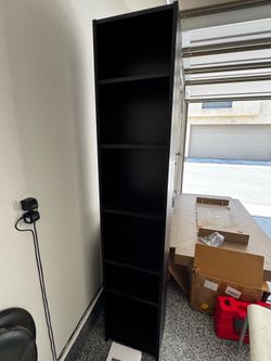 IKEA BILLY Bookcase (used) – Black Oak Effect