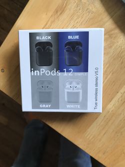 BLUETOOTH INPODS 12 TRUE WIRELESS STEREO V5.0 EARBUDS