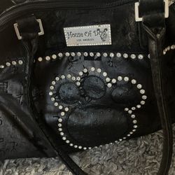 Faux Leather Minnie Mouse Dog/cat Carrier