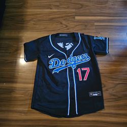 Dodgers Ohtani In Japanese Black Alternative Jersey $60ea Firm S M L Xl 2x 3x And 90ea 4x 5x 
