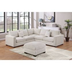 Sofa Sectional w/ Free Ottoman 