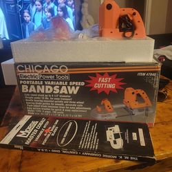 Chicago electric portable variable speed Bandsaw