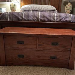 Solid Wood Flip Top  Storage Bench - Like New And  Great Quality 46” wide x 19” deep x 21” High Very heavy   We have a lot of other matching pieces