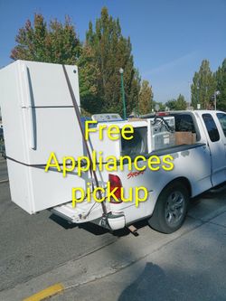 Free Appliance Pickup Refrigerators Washers Dryers Stoves Freezers-