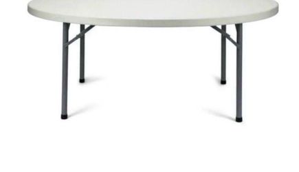Economy Folding Table - 72" Diameter! Comfortably seats up to 8 people