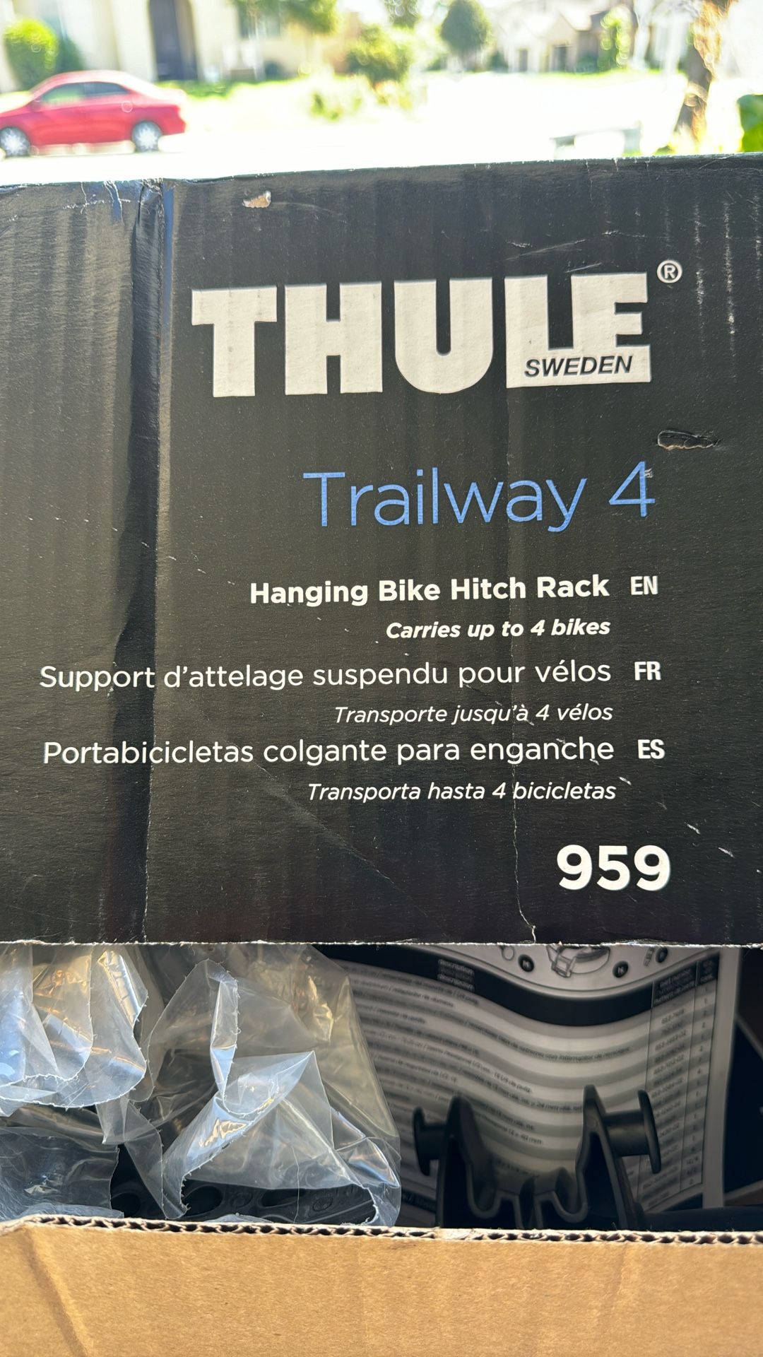 Bike Hitch Rack - Thule 959 Trailway 4