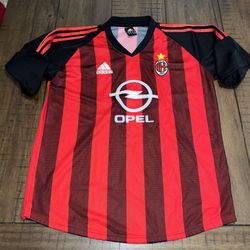 AC Milan ACM 1(contact info removed) Adidas Men's Opel Jersey size XL