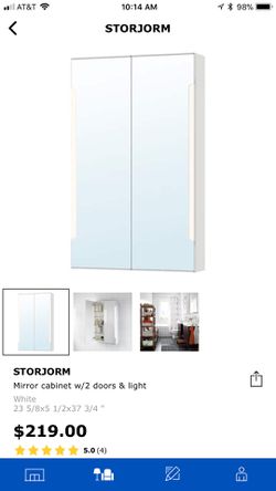 IKEA Bathroom Mirror (already assembled)