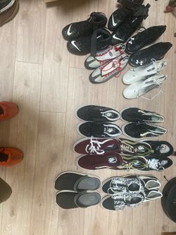 Nike, Vans, Underarmour shoes - 13 pairs