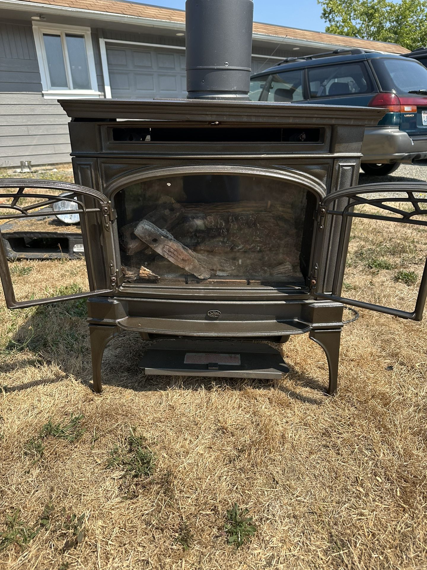 Lopi cast iron gas stove for Sale in Edgewood, WA OfferUp