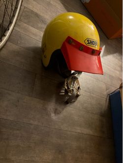 Vintage racing helmet