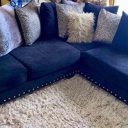 Mini Black and Gold sectional 
