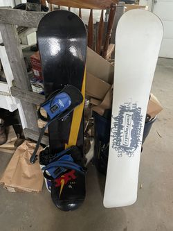 Two Snowboards